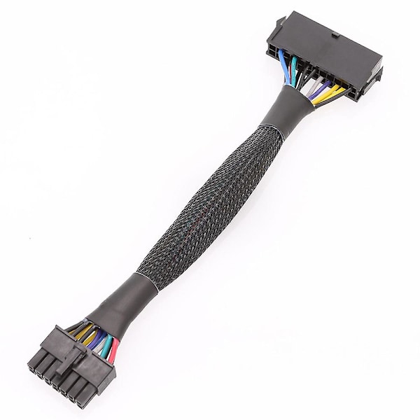 24-pin till 14-pin ATX PSU Huvudströmadapter Flätad Kabel för IBM för Lenovo PC och Servrar