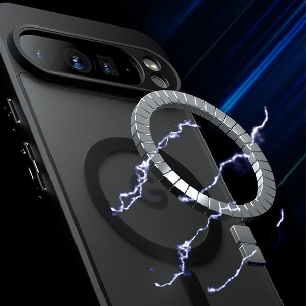 Magneettikotelo Google Pixel 7A:lle - Musta