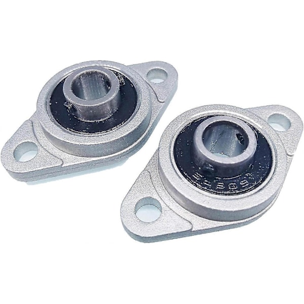 4 stk. Kfl08 8mm Zinklegering Leje Pillow Block Flange Leje Justering