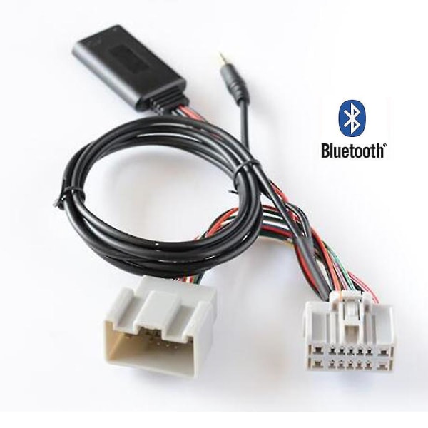 Bil Bluetooth 50 Trådløs Telefonsamtale Handsfree Aux In Adapter Til Volvo C30 S40 V40 V50 S60 S70 C70 V70 Xc70 S80 Xc90 Med Mikrofon