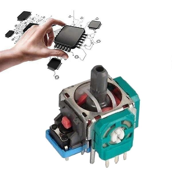3D Joystick Kit för PS4 Controller JDM 011 1100 1000 US Version L1 R1 L2 R2 Trigger Knapp Conductiv