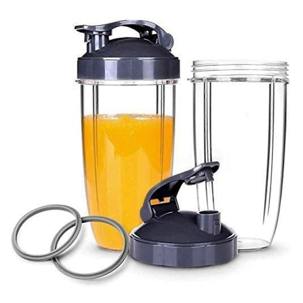 2 stk. Flip Top To-Go Låg Juicer Tilbehør & Reservedele til 600W og Pro 900W Blender
