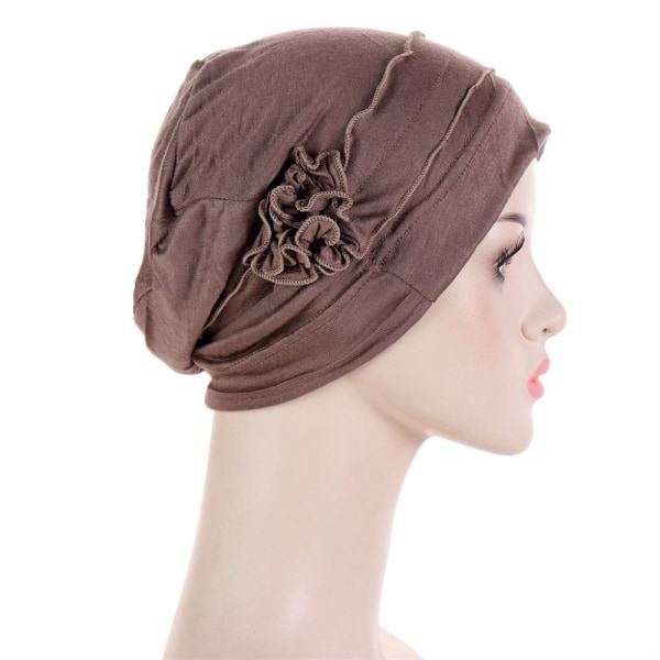 Kvinde Turban Hat Hijab NAVY marineblå