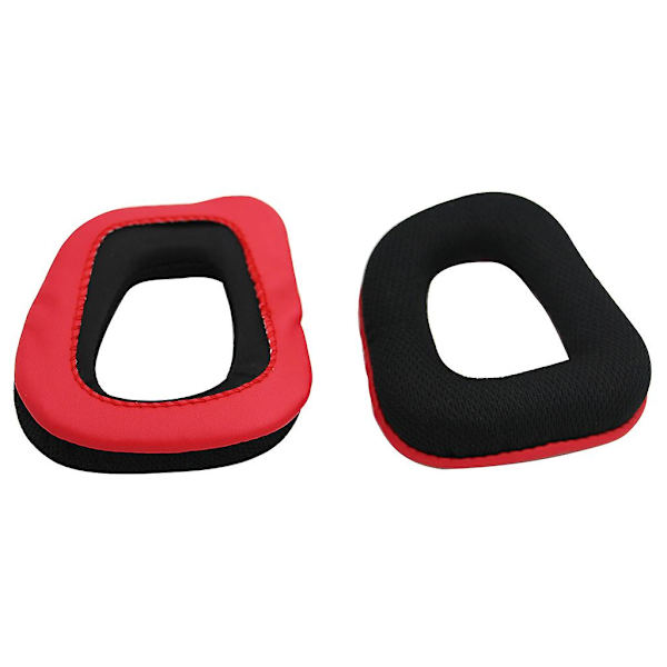 Earpads G230 G430 G930 G35 F450 -pelikuulokkeisiin, musta ja punainen