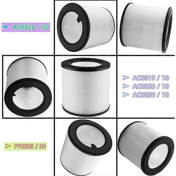 Filter til Philips FY0293/30/AC0820/AC0830/ACO819/AC0820/AC0830 Luftrenser Filter Professionel Rep