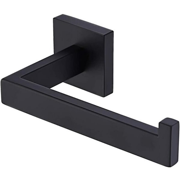 Vægmonteret toiletrulleholder i rustfrit stål SUS304, matsort