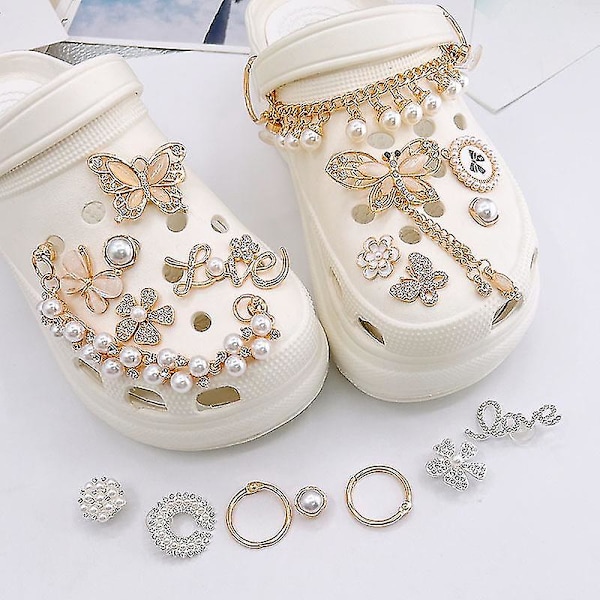 Kvinder - 20 stk. Sko Charms til Croc, Designer Croc Charms til Piger/ Drenge/ Kvinder/ Teenagere/ Børn som Fest/ Påske/ Fødselsdagsgaver, Croc Pins til Ha
