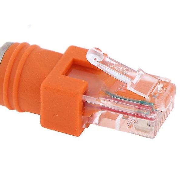 1 stk Bnc hunn til Rj45 hann koaksial koaks fatning adapter Shytmv