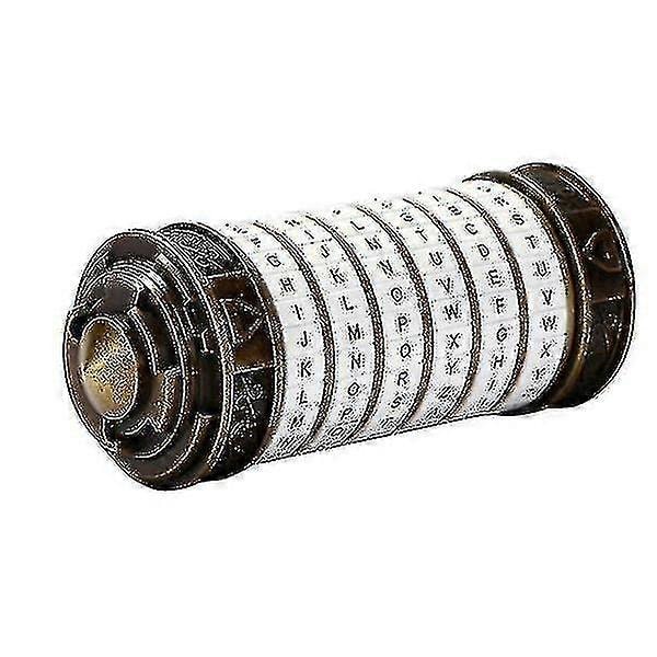 Da Vinci -yhdistelmälukko, metalli Cryptex-sarjat valkoinen ja pronssi -hy