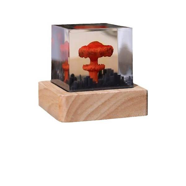 LED Atom Bombe Eksplosion Svampe Sky Lampe, 3D Svampe Sky Eksplosion Indendørs Belysning USB Nattelys Sengelampe Stemningslys, Plug And Play