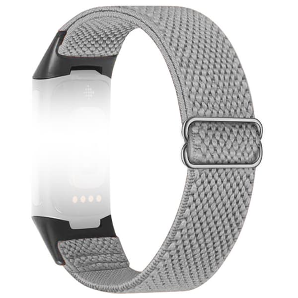 Nylon urrem til Fitbit Charge 5/6 Mørkegrå
