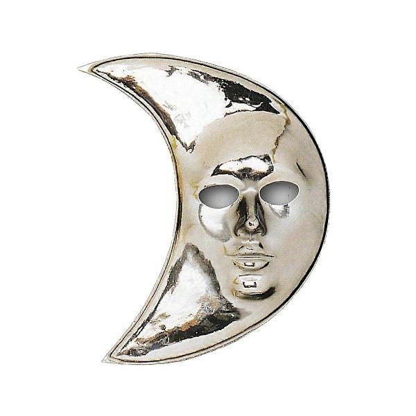 Silver Moon Mask för Vuxna