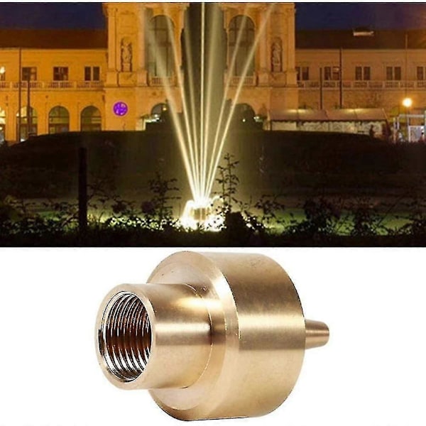 Suihkulähteen pumppusuuttimen sarja vesisuihkupäät suihkulähteen suuttimen asetus messinki suihkulähteen sprinkleri pää lampi uima-allas suihkusuutin kastelu sumutus tarvikkeet IZ 12