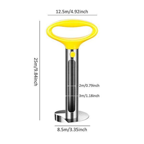 Ananas Kutter Kjernefjerner Rustfritt Stål Skreller Slicer Kjernefjerner Håndholdt Enkelt Kjøkkenverktøy Gadgets