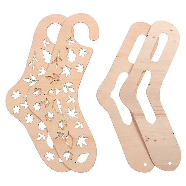 6 st Träsockblockare för Stickning, Justerbara Sockblockare för Stickblockare Stickning Virkning S