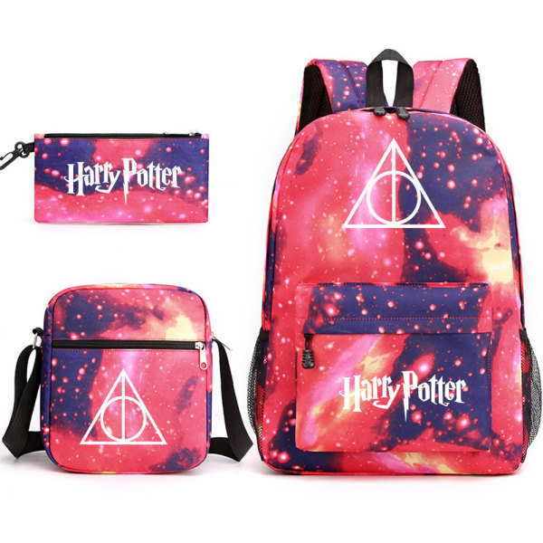 Barnens Harry Potter tredelad skolväska