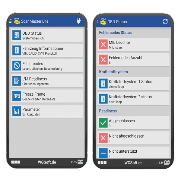 Obd2 Diagnosverktyg Bluetooth Felkodsläsare Bilskanner Kfz Diagnos Android LONG