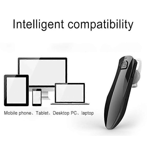 Trådlöst Bluetooth Headset 4.1 för Bil, Lång Standbytid, Mini Handsfree Hörsnäcka med Mikrofon