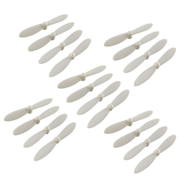 20st Propeller Set Luftskruv Ersättning För Cheerson Cx 10 Mini Drone Quadcopter Helikopter Rc Tillbehör Vit 12