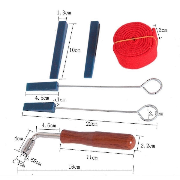 Professionell Pianostämningsset, Pianostämningshammare Dämpare, Pianostämningsverktyg (DPD)