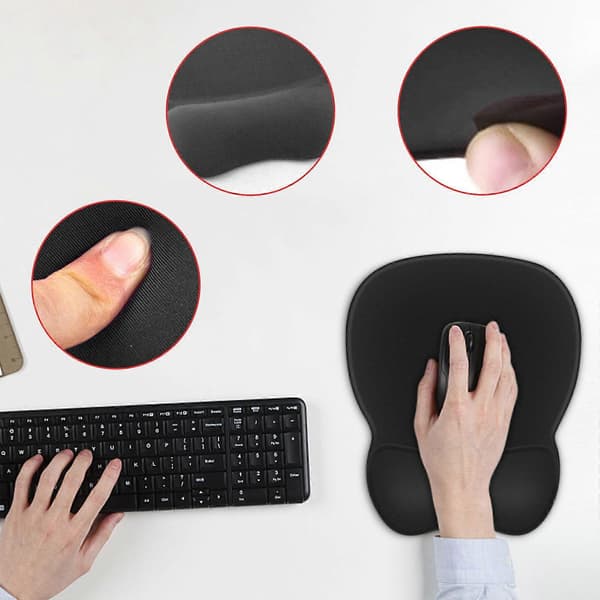 Mus handledsstöd handledssmärta lindring perfekt för gaming dator laptop kontor