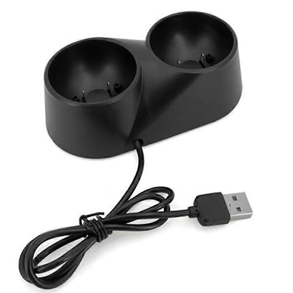 KJH-PSVR-Laddningsstation med dubbla portar Gamepad Handkontroll Laddare Speltillbehör för Snoy