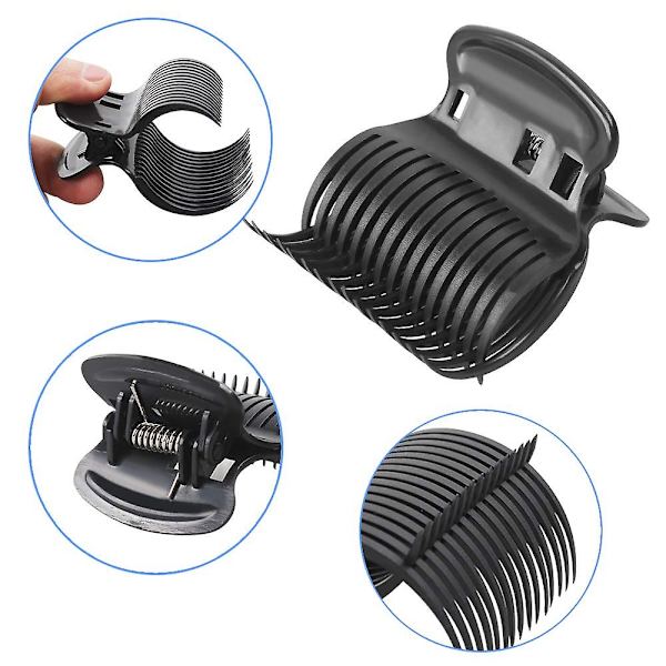 18 stk. Hot Roller Clips Plastik Curler Claw (Sort)