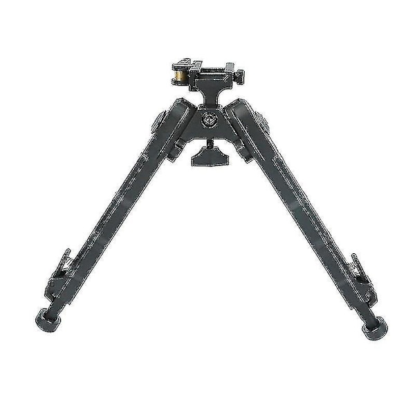 Justerbar aluminiumlegering V9 Bipod-stativbeslag til jagt og skydning - Sort