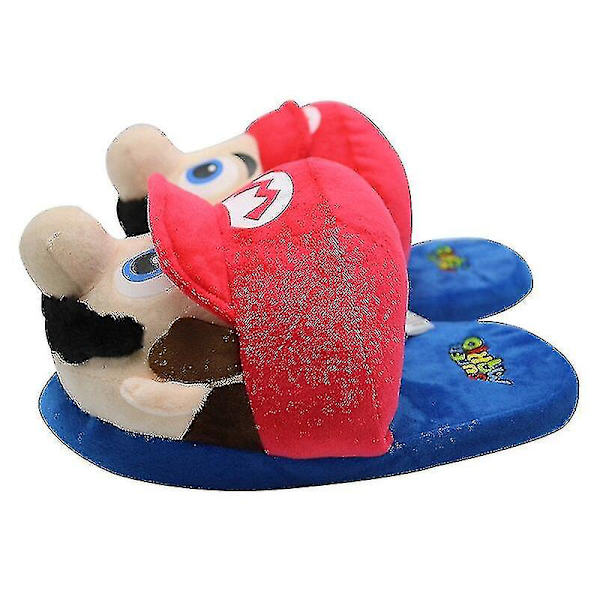 Super Mario Louis Plyschtofflor Cartoon Söta Mario Tofflor Förälder
