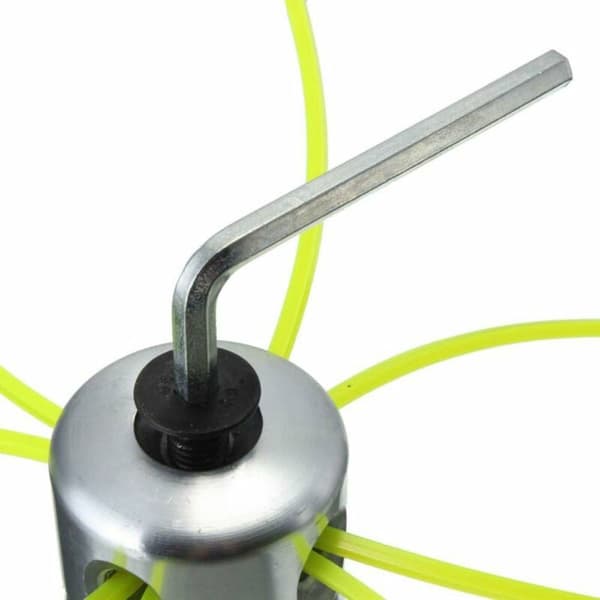 Universell gresstrimmerlinje i aluminium, nylonsnelle, hagegressklipperenhet