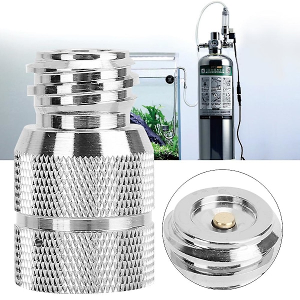 CO2-sylinterin sovitin SodaStream TR21-4 uroskierteelle G1/2 Type30 naaruskierteelle
