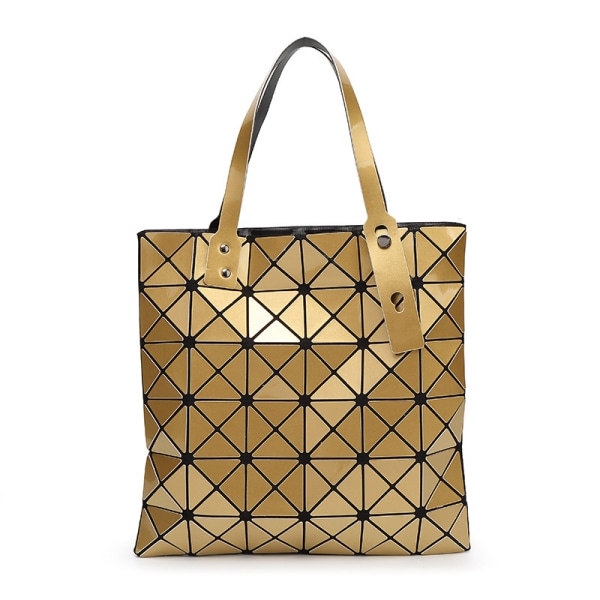 Damer Damer Japanska Issey Miyake Geometry Tygväskor Handväska Lingge Bag Travel gold