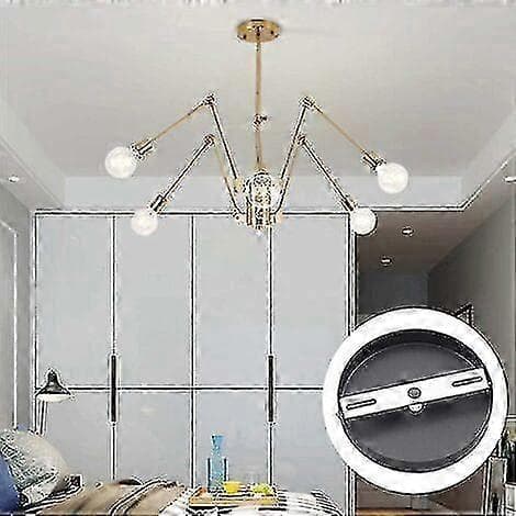 10 st 95mm Vit Taklampa Panel Fäste För Hembelysning