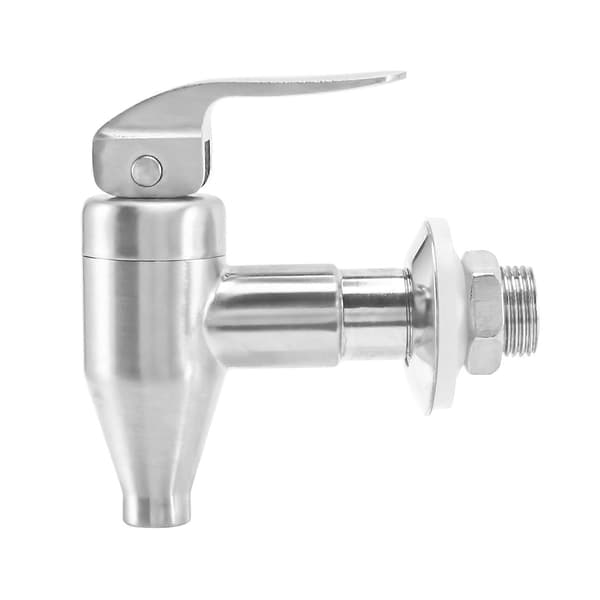 Erstatningskran for drikkedispenser, polert rustfritt stål, erstatning for vanndispenser