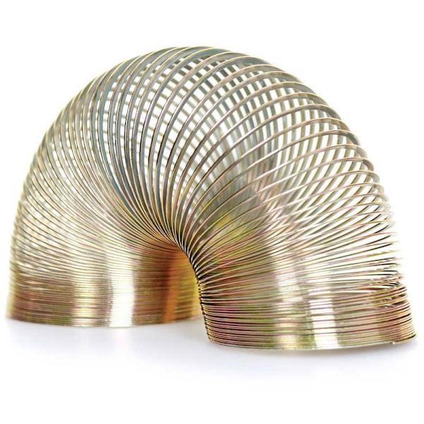 Mini Slinky i metall – Trappefjær for barn
