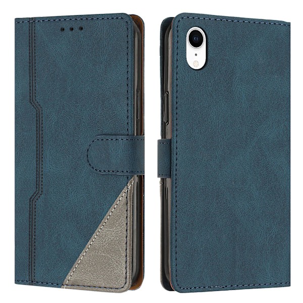 Kompatibel med Iphone Xr Wallet Case PU Læder Kort Cover med Praktisk Stativfunktion