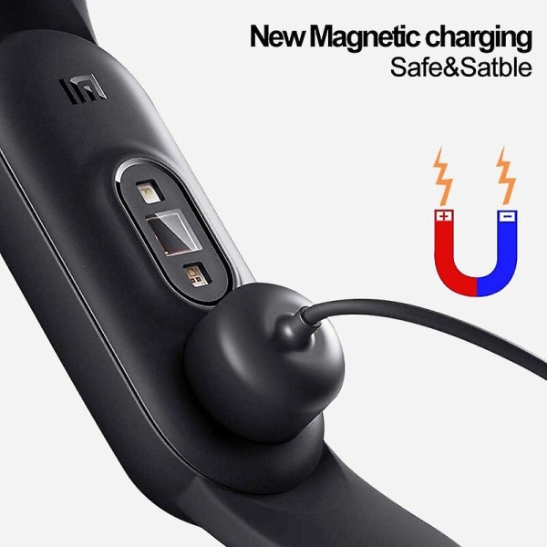 Magnetiska laddare för Xiaomi Mi Band 5 6 7 USB-laddningskabel för Miband 5 6 Ren koppartrådsladdare Smart Watch-laddare