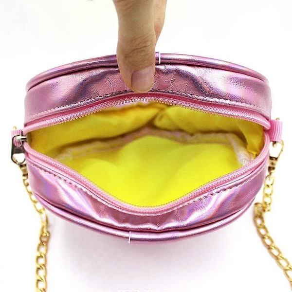 Holografisk Alien Mønster Crossbody Veske Glitter Skulderveske wi
