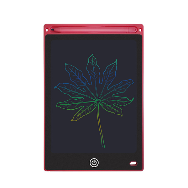Lasten digitaalinen luonnoslehtiö - käytännöllinen LCD-näyttö, 8,5 tuuman tabletti + kynä red