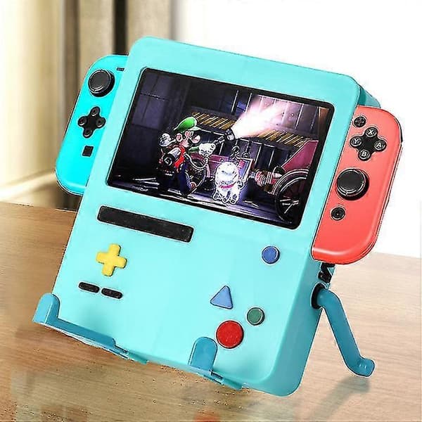 Spelkonsol Ställhållare Tecknad Silikon Skärmstöd Ram För Switch