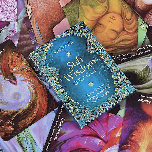Sufi Wisdom Oracle Cards Tarotkort Spelkortspel En 44-kortslek Partyspel Pusselspel för att stärka vänskapen
