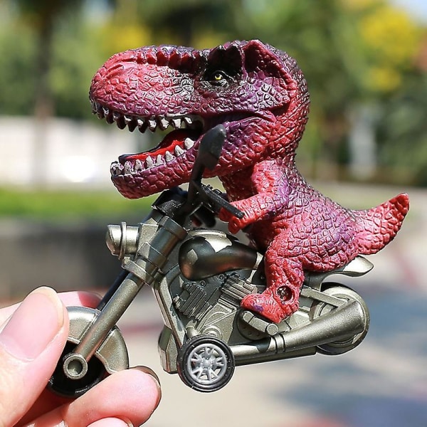 Dinosaurie Motorcykel Leksak Batterifri Inertidrift Framåt Simulering Fordon Leksak Underhållning Plast Friktionsdriven Motorcykel Modell Leksak Barn