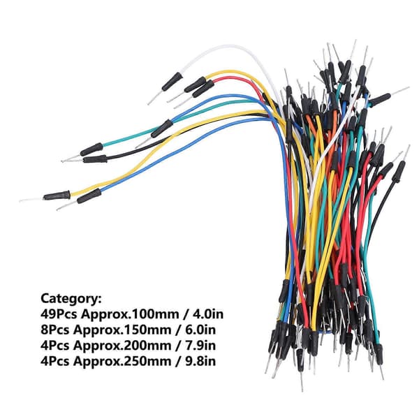 65 st Brödkortsanslutning testkabel