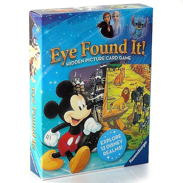 Eye Found It, All In English, Spot It Dobble, Perhejuhla Vanhempi-lapsi Pelikortti, Spot It Dobble