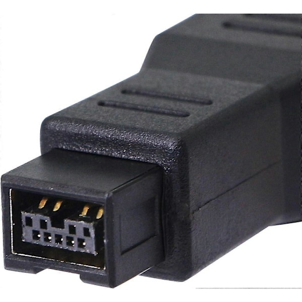 IEEE 1394 Type FireWire 400 til 800 6-pins Hunn til 9-pins Hann FW 800 Hann Adapter (Pakke med 2)