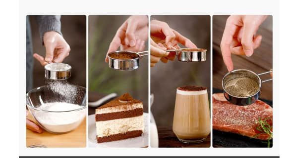 Sikt i rustfritt stål – finmasket sikt for mel, kaffe og mer