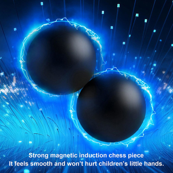 Magnetisk set, magnetiskt spel Magnetiskt schackspel med stenar