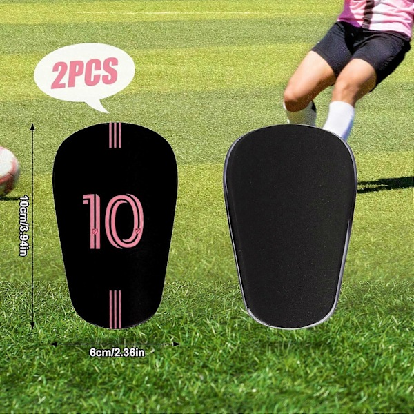 Mini Shin Guards, 3.94x2.36 Tuuman Mini Jalkapallo Shin Guards Mini Shin Pads Suojaavat Shin Guards Varusteet Miehille Naisille Pojille Tytöille Aikuisten Lapsille (S