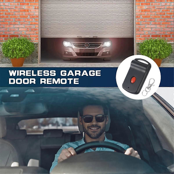 3 st Garageportsöppnare Fjärrkontroll, Bärbar Fjärrkontroll Garage Sändare 10 DIP-switchar för 3060 3089 4120