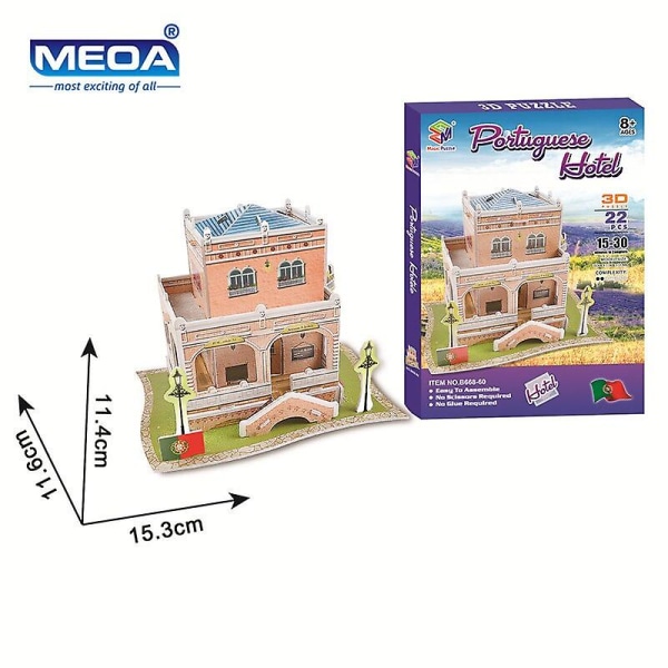 40 Style World Famous Architecture Building 3d Puzzle Model Construction 3d Jigsaw Puzzle Toys For Kids Christmas Gift